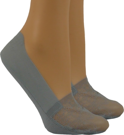 Stopki KoronkoweNiskie Skarpetki Damskie Laserowo Cięte wrzosowe 35-38