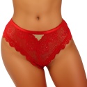 Zmysłowe Brazyliany Damskie Stringi Koronkowe Majtki M/L czerwone