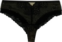 Zmysłowe Brazyliany Damskie Stringi Koronkowe Majtki M/L czarne