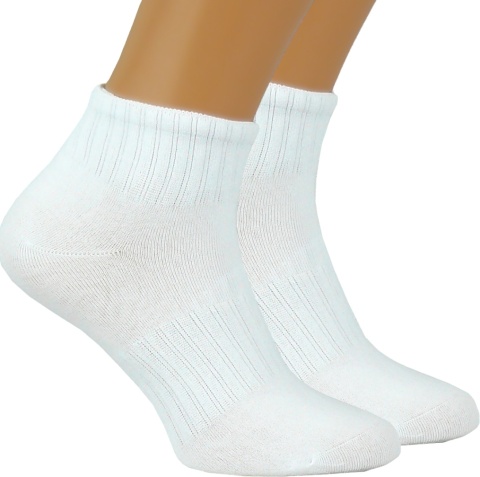 5x DAMSKIE SKARPETY SPORTOWE BAWEŁNIANE białe 39-42