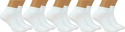 5x DAMSKIE SKARPETY SPORTOWE BAWEŁNIANE białe 35-38