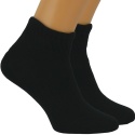 5x DAMSKIE SKARPETY SPORTOWE BAWEŁNIANE czarne 39-42
