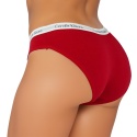 Kolorowe Jednolite Gładkie Damskie Majtki Figi Bawełniane XL/XXL czerwone