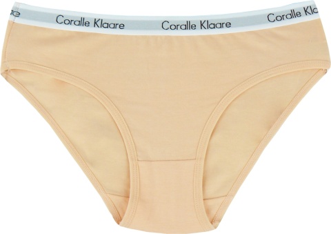 Kolorowe Jednolite Gładkie Damskie Majtki Figi Bawełniane XL/XXL morelowe