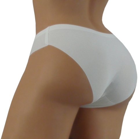 DYANA BEZSZWOWE MAJTKI DAMSKIE figi LASEROWO CIĘTE białe roz. S