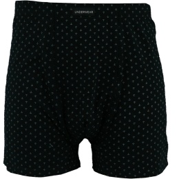 MĘSKIE BOKSERKI Majtki Bawełniane Szorty DUŻE ROZMIARY 5XL czarne