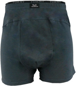 MĘSKIE BOKSERKI Majtki Bawełniane Szorty DUŻE ROZMIARY 5XL grafitowe