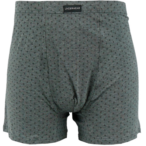 MĘSKIE BOKSERKI Majtki Bawełniane Szorty DUŻE ROZMIARY 4XL szare