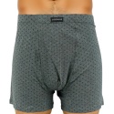 MĘSKIE BOKSERKI Majtki Bawełniane Szorty DUŻE ROZMIARY 4XL szare