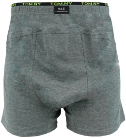 MĘSKIE BOKSERKI Majtki Bawełniane Szorty DUŻE ROZMIARY 6XL szare