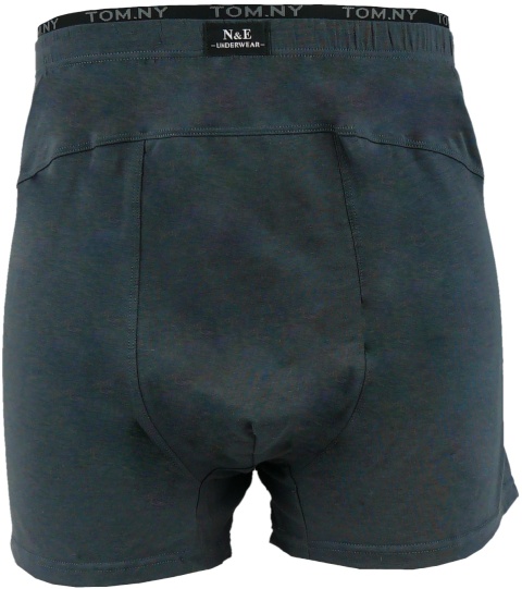 MĘSKIE BOKSERKI Majtki Bawełniane Szorty DUŻE ROZMIARY 7XL grafitowe