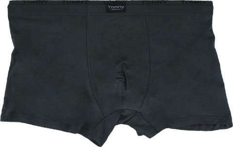 Męskie Gładkie Bokserki Wygodne Majtki Bambusowe 3XL grafitowe