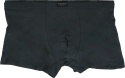 Męskie Gładkie Bokserki Wygodne Majtki Bambusowe M grafitowe
