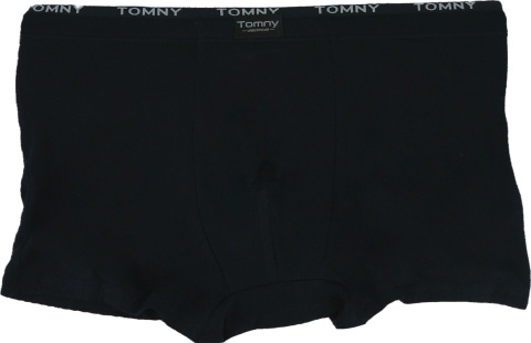 Męskie Gładkie Bokserki Wygodne Majtki Bambusowe 2XL ciemny granat