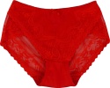 NEW WAVE D542 PIĘKNE FIGI KORONKOWE MAJTKI DAMSKIE 3XL czerwone