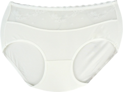 Pełne Majtki Damskie Figi z Wyższym Stanem WISKOZA 3XL ecru