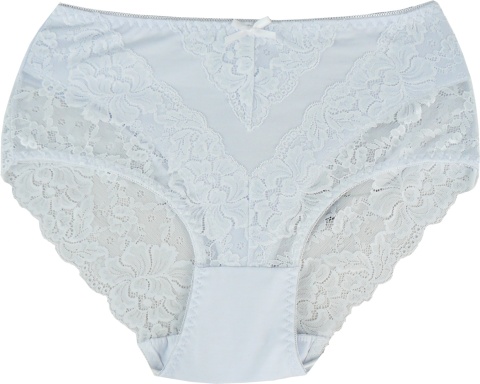 Plus Size Śliczne Majtki Damskie Bawełniane Figi Koronkowe 5XL białe