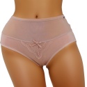 Zmysłowe Majtki Bawełniane Figi Damskie Lekko Opinające 2XL różowe