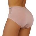 Zmysłowe Majtki Bawełniane Figi Damskie Lekko Opinające XL różowe