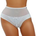 Zmysłowe Majtki Bawełniane Figi Damskie Lekko Opinające L białe