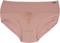Zmysłowe Majtki Bawełniane Figi Damskie Lekko Opinające L różowe