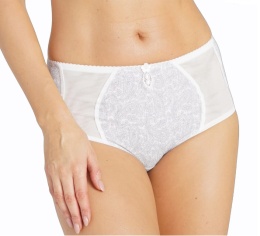 52781 ZMYSŁOWE PEŁNE DAMSKIE MAJTKI FIGI LANNY MODE XXL białe